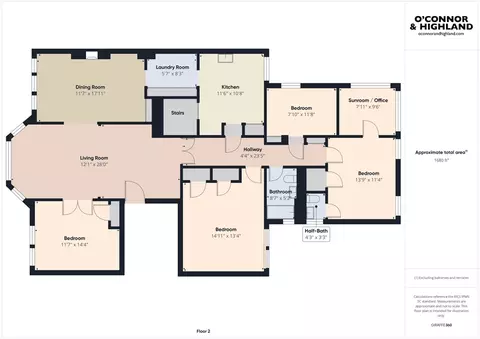 Floorplan - 12 Parkman St, Brookline, MA 02446 photo 2 of 5