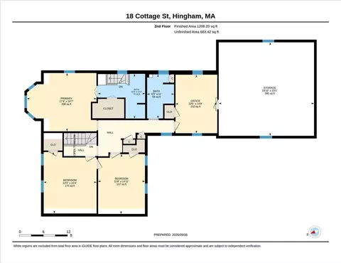 Floorplan - 18 Cottage St, Hingham, MA 02043 photo 2 of 2