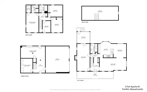 Floorplan - 5 Fort Apache Dr, Franklin, MA 02038 photo 1 of 1