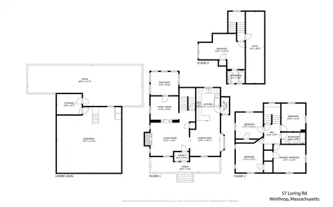 Floorplan - 57 Loring Rd, Winthrop, MA 02152 photo 1 of 1