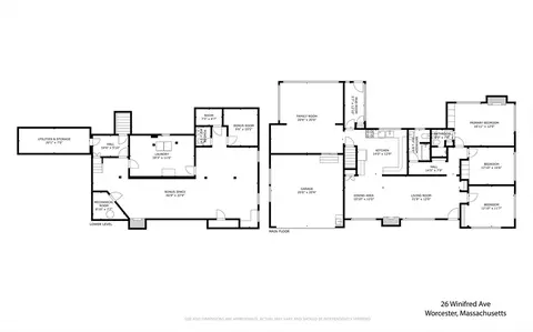 Floorplan - 26 Winifred Ave, Worcester, MA 01602 photo 1 of 1