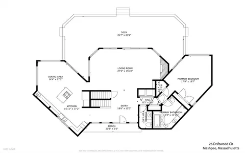 Floorplan - 26 Driftwood Cir, Mashpee, MA 02649 photo 2 of 4