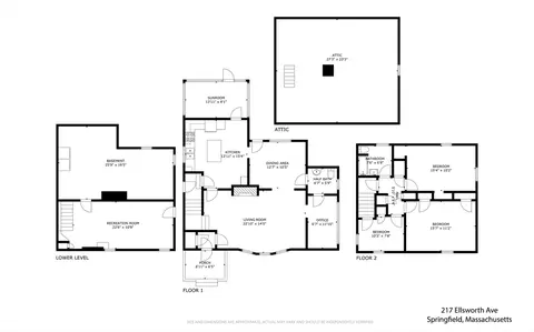Floorplan - 217 Ellsworth Ave, Springfield, MA 01118 photo 1 of 1