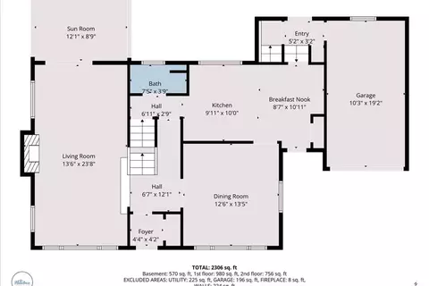 Floorplan - 4 Van St, Worcester, MA 01602 photo 4 of 4