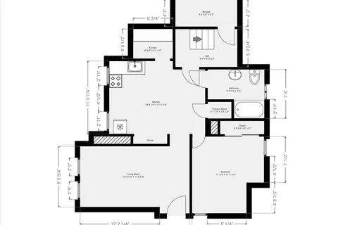 Floorplan - 15 Steele St, Worcester, MA 01607 photo 3 of 4