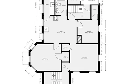 Floorplan - 15 Steele St, Worcester, MA 01607 photo 2 of 4