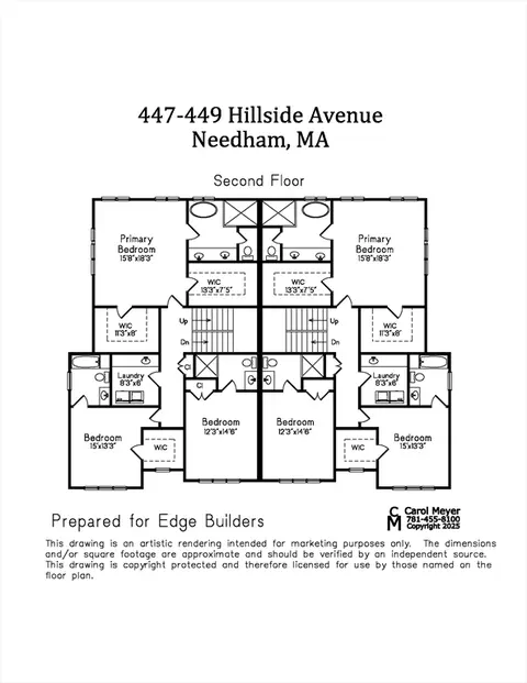 Floorplan - 449 Hillside Ave #449, Needham, MA 02494 photo 2 of 4