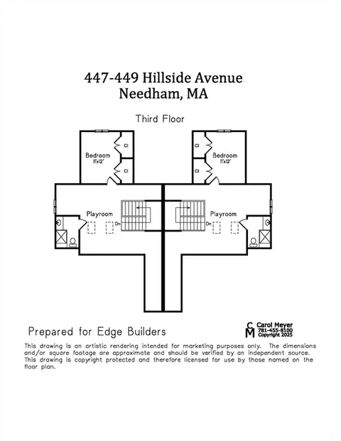 Floorplan - 449 Hillside Ave #449, Needham, MA 02494 photo 3 of 4
