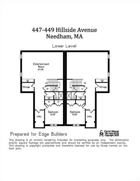 Floorplan - 449 Hillside Ave #449, Needham, MA 02494 photo 4 of 4