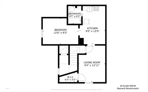 Floorplan - 26 Powder Mill Rd, Maynard, MA 01754 photo 2 of 3