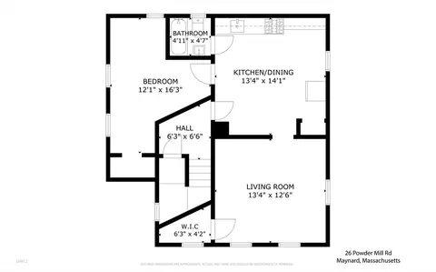 Floorplan - 26 Powder Mill Rd, Maynard, MA 01754 photo 1 of 3