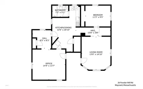 Floorplan - 26 Powder Mill Rd, Maynard, MA 01754 photo 3 of 3