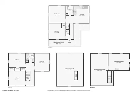 Floorplan - 24 Maple Ave, Ware, MA 01082 photo 1 of 1