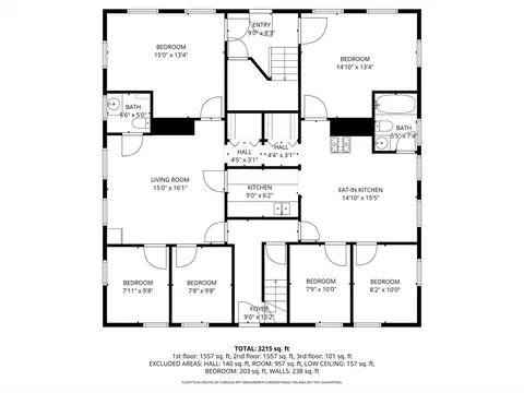 Floorplan - 96 John St, Fall River, MA 02721 photo 1 of 3