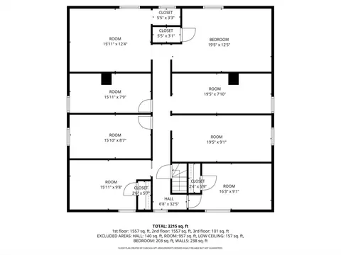 Floorplan - 96 John St, Fall River, MA 02721 photo 3 of 3