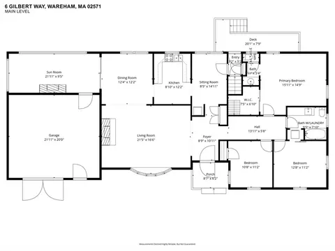 Floorplan - 6 Gilbert Way, Wareham, MA 02571 photo 1 of 2