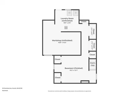 Floorplan - 96 Cleveland Ave, Everett, MA 02149 photo 2 of 5