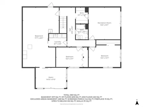 Floorplan - 3 Whitman Pl, Beverly, MA 01915 photo 2 of 2