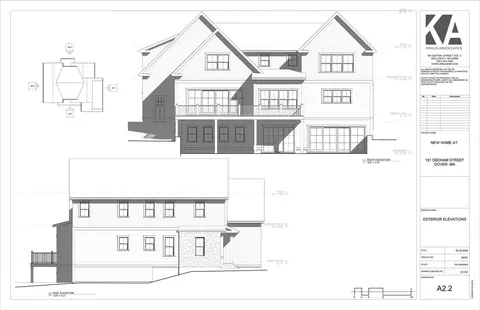 Exterior - 181 Dedham St, Dover, MA 02030 photo 5 of 6