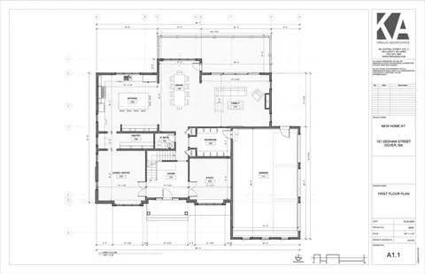 Floorplan - 181 Dedham St, Dover, MA 02030 photo 1 of 3