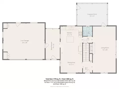Floorplan - 10 Forrest Rd, Walpole, MA 02081 photo 2 of 2