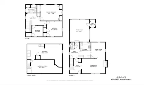 Floorplan - 48 Spring St, Wakefield, MA 01880 photo 1 of 1