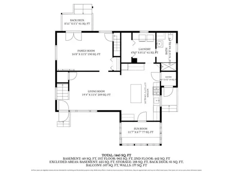 Floorplan - 7 Grove St, Wareham, MA 02571 photo 1 of 3
