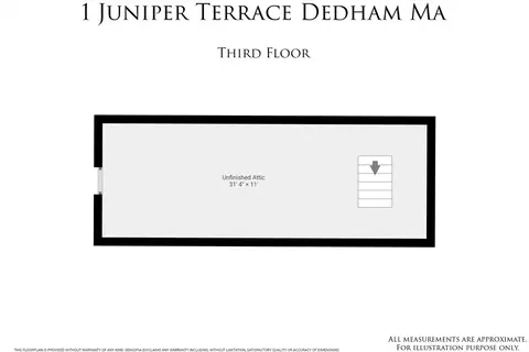 Floorplan - 1 Juniper Ter, Dedham, MA 02026 photo 3 of 4