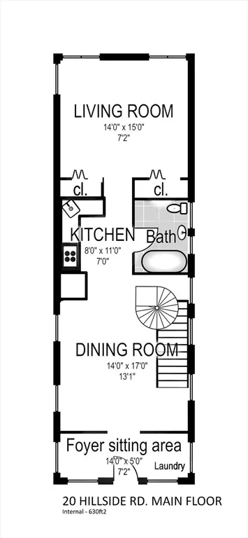 Floorplan - 20 Hillside Rd, Hull, MA 02045 photo 1 of 2