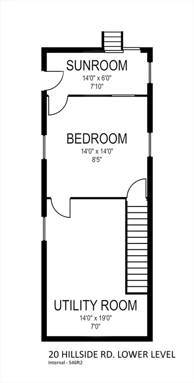 Floorplan - 20 Hillside Rd, Hull, MA 02045 photo 2 of 2