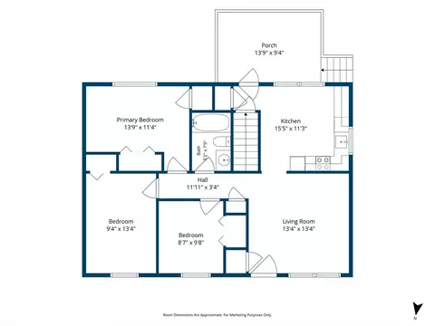 Floorplan - 29 Rosella St, Springfield, MA 01118 photo 2 of 2