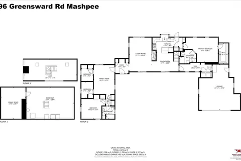 Floorplan - 96 Greensward Rd, Mashpee, MA 02649 photo 1 of 3