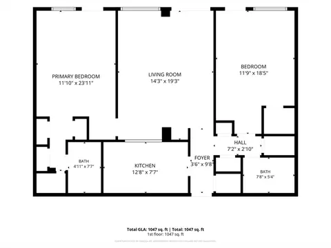 Floorplan - 20 Webster St #505, Brookline, MA 02446 photo 1 of 1