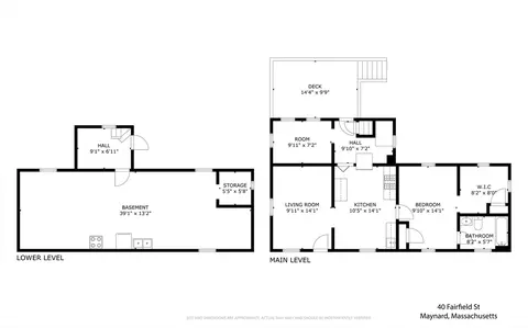Floorplan - 40 Fairfield St, Maynard, MA 01754 photo 3 of 3