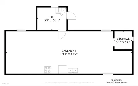 Floorplan - 40 Fairfield St, Maynard, MA 01754 photo 2 of 3