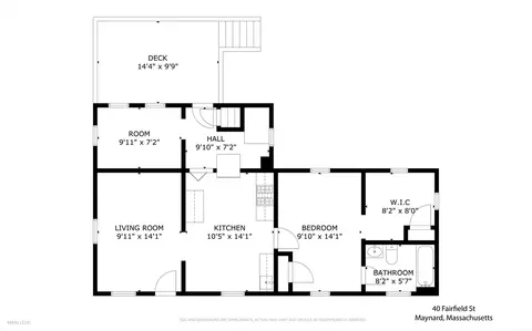Floorplan - 40 Fairfield St, Maynard, MA 01754 photo 1 of 3