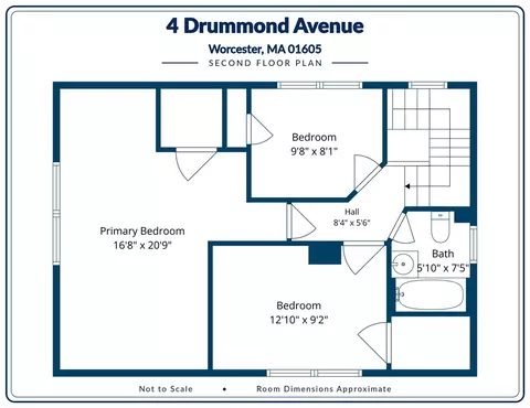 Floorplan - 4 Drummond Ave, Worcester, MA 01605 photo 3 of 3
