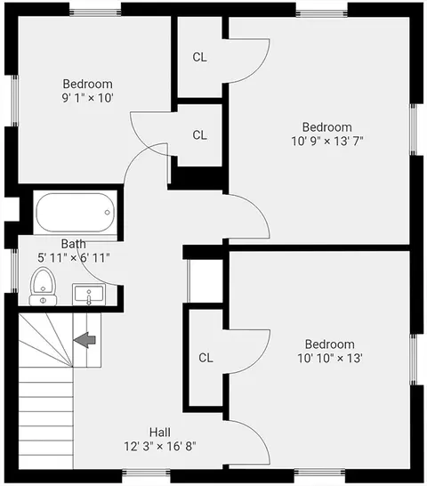 Floorplan - 47 Wallis St, Beverly, MA 01915 photo 2 of 2