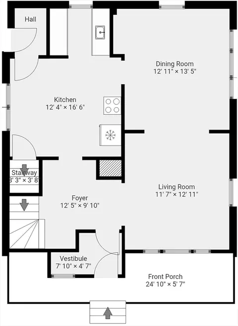 Floorplan - 47 Wallis St, Beverly, MA 01915 photo 1 of 2