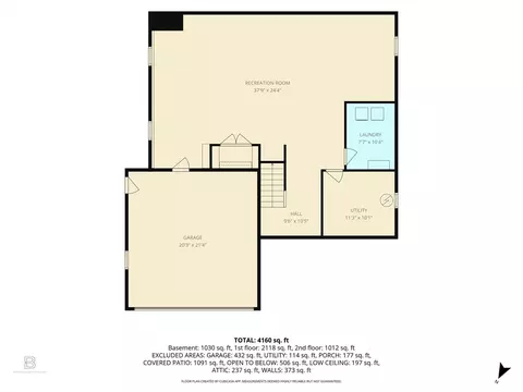 Floorplan - 7 Laurel St, Hingham, MA 02043 photo 2 of 3