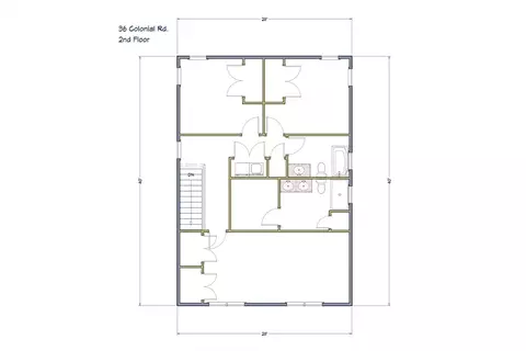 Floorplan - 36 Colonial Rd, Webster, MA 01570 photo 2 of 3