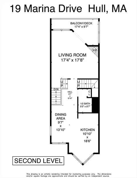 Floorplan - 19 Marina, Hull, MA 02045 photo 2 of 5