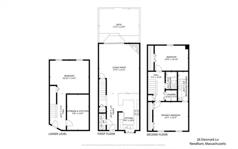 Floorplan - 26 Denmark Ln #26, Needham, MA 02492 photo 2 of 2