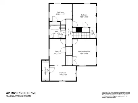 Floorplan - 42 Riverside Dr, Reading, MA 01867 photo 4 of 4