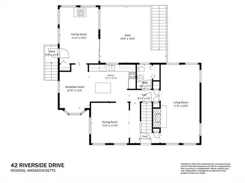 Floorplan - 42 Riverside Dr, Reading, MA 01867 photo 3 of 4