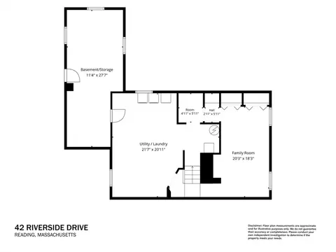 Floorplan - 42 Riverside Dr, Reading, MA 01867 photo 2 of 4