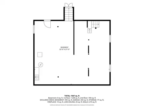 Floorplan - 347 Plain St, Braintree, MA 02184 photo 1 of 4