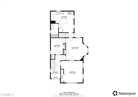 Floorplan - 76 Baldwin Ave, Everett, MA 02149 photo 1 of 3