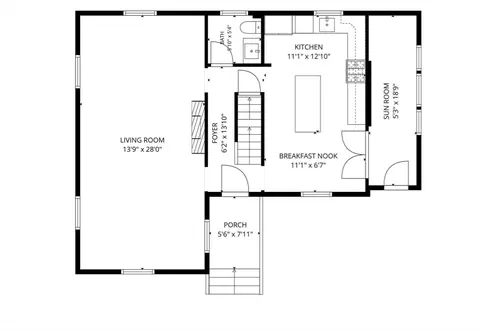 Floorplan - 50 Clark St, Dedham, MA 02026 photo 1 of 3