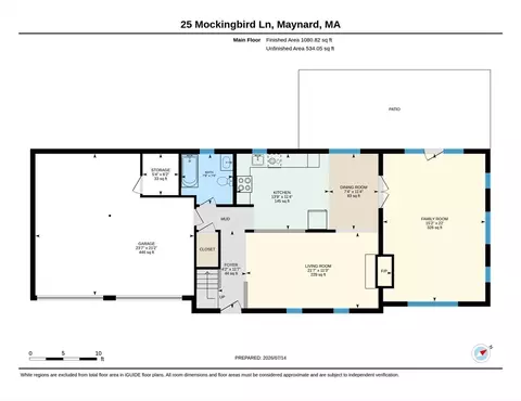 Floorplan - 25 Mockingbird Ln, Maynard, MA 01754 photo 1 of 2